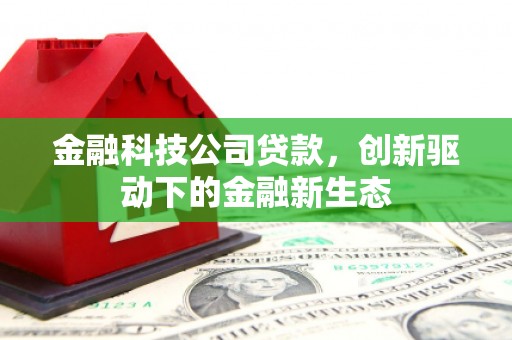 乌恰金融科技公司贷款，创新驱动下的金融新生态