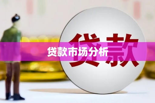 乌恰贷款市场分析