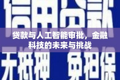 乌恰贷款与人工智能审批，金融科技的未来与挑战