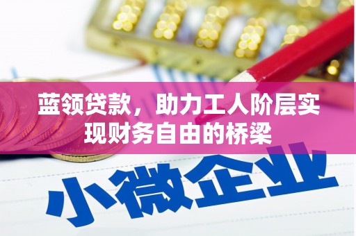 乌恰蓝领贷款，助力工人阶层实现财务自由的桥梁