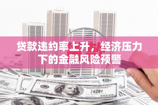 乌恰贷款违约率上升，经济压力下的金融风险预警
