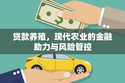 乌恰贷款养殖，现代农业的金融助力与风险管控