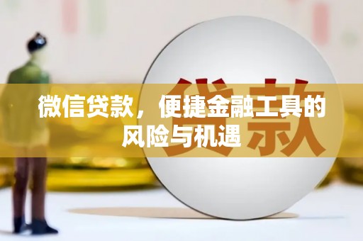 乌恰微信贷款，便捷金融工具的风险与机遇