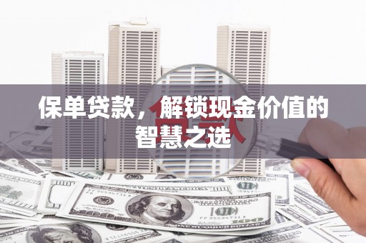 乌恰保单贷款，解锁现金价值的智慧之选