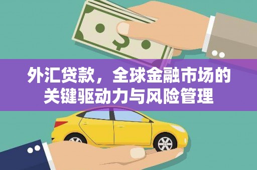 乌恰外汇贷款，全球金融市场的关键驱动力与风险管理