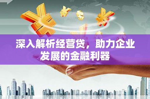 乌恰深入解析经营贷，助力企业发展的金融利器