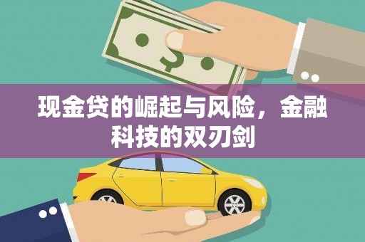 乌恰现金贷的崛起与风险，金融科技的双刃剑