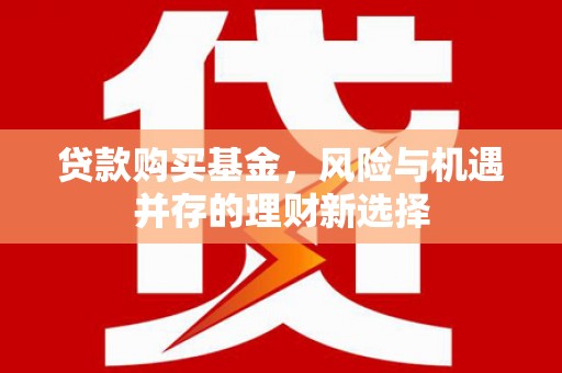 乌恰贷款购买基金，风险与机遇并存的理财新选择
