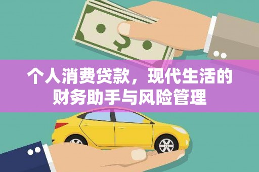 乌恰个人消费贷款，现代生活的财务助手与风险管理