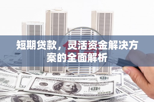 乌恰短期贷款，灵活资金解决方案的全面解析