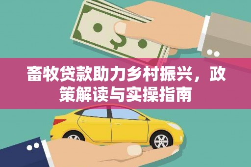 乌恰畜牧贷款助力乡村振兴，政策解读与实操指南