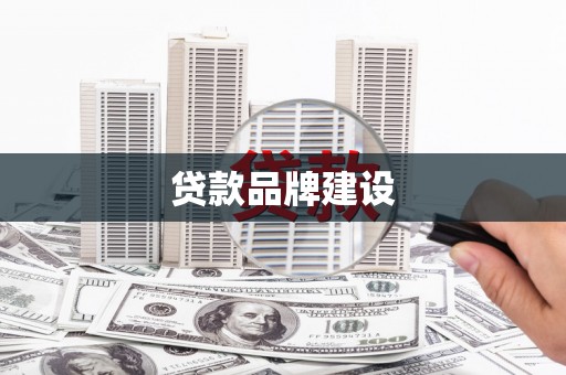 乌恰贷款品牌建设
