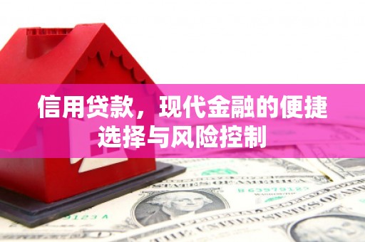 乌恰信用贷款，现代金融的便捷选择与风险控制