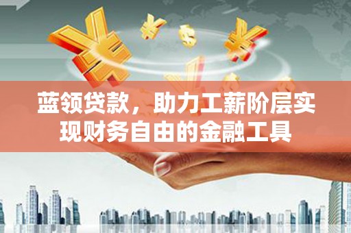 乌恰蓝领贷款，助力工薪阶层实现财务自由的金融工具