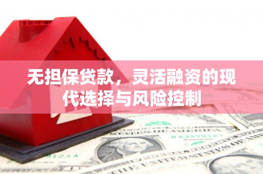 乌恰无担保贷款，灵活融资的现代选择与风险控制