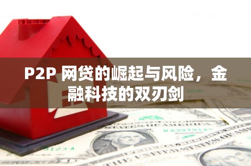 乌恰P2P 网贷的崛起与风险，金融科技的双刃剑