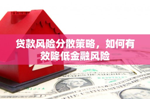 乌恰贷款风险分散策略，如何有效降低金融风险