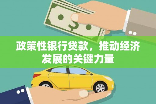 乌恰政策性银行贷款，推动经济发展的关键力量