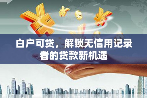 乌恰白户可贷，解锁无信用记录者的贷款新机遇