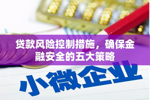 乌恰贷款风险控制措施，确保金融安全的五大策略