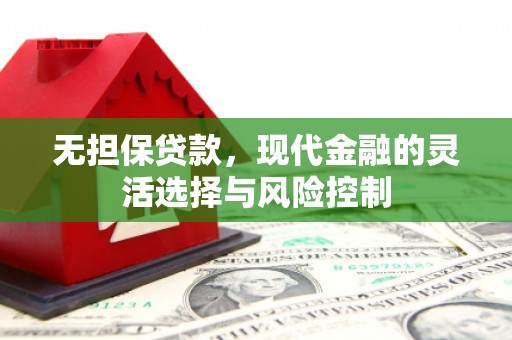 乌恰无担保贷款，现代金融的灵活选择与风险控制