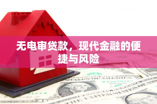 乌恰无电审贷款，现代金融的便捷与风险
