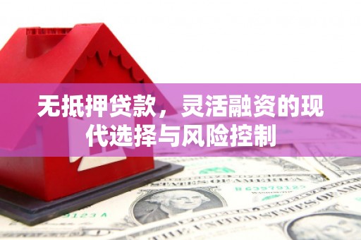 乌恰无抵押贷款，灵活融资的现代选择与风险控制