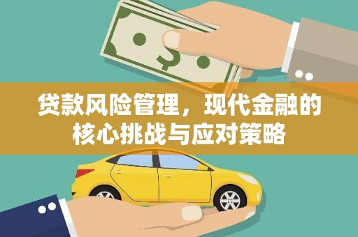 乌恰贷款风险管理，现代金融的核心挑战与应对策略