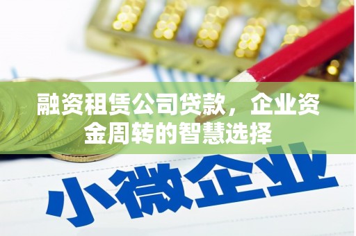 乌恰融资租赁公司贷款，企业资金周转的智慧选择