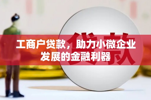 乌恰工商户贷款，助力小微企业发展的金融利器