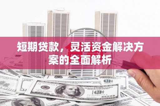 乌恰短期贷款，灵活资金解决方案的全面解析