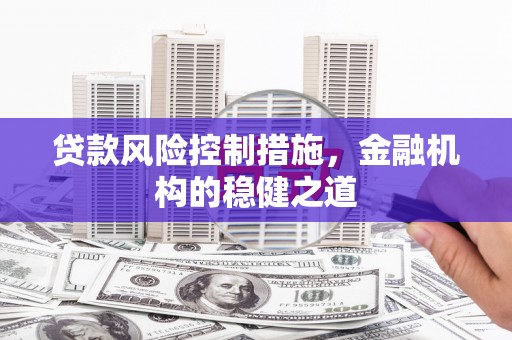 乌恰贷款风险控制措施，金融机构的稳健之道