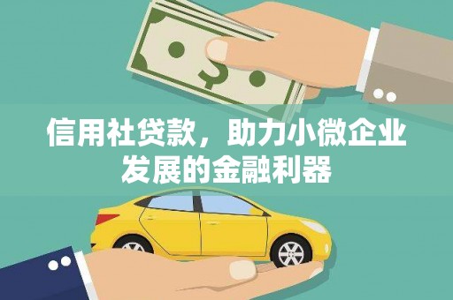 乌恰信用社贷款，助力小微企业发展的金融利器