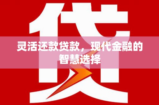 乌恰灵活还款贷款，现代金融的智慧选择