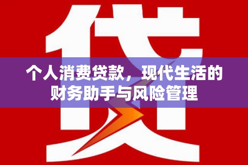 乌恰个人消费贷款，现代生活的财务助手与风险管理