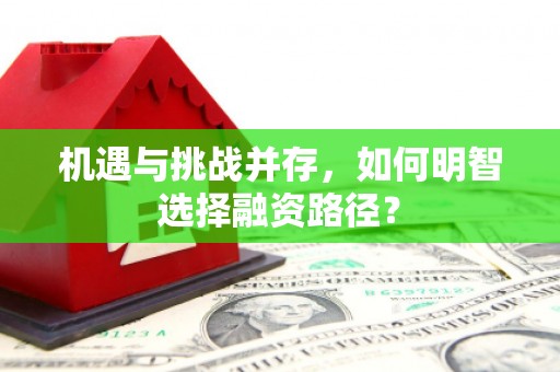 乌恰机遇与挑战并存，如何明智选择融资路径？
