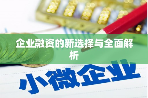 乌恰企业融资的新选择与全面解析