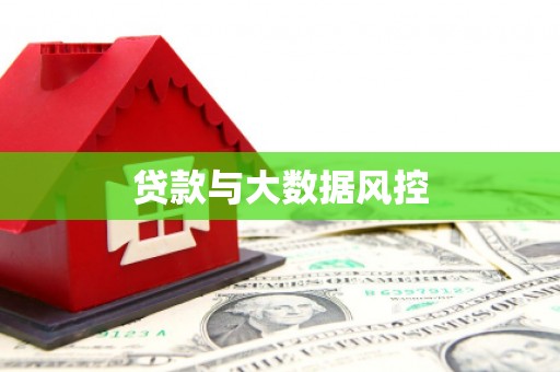乌恰贷款与大数据风控