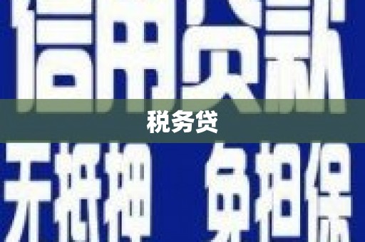乌恰税务贷